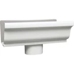 Amerimax 5 In. K Style Galvanized White Gutter Drop Outlet. Fixed Price $13.29.