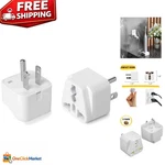 Dual-pack Bates Travel Plug Adapter For Uk Au - Perfect Smart Devices. Fixed Price $8.39.