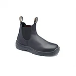 179-110blundstone Steel Toe Slip-on Elastic Side Boots W/ Kick Guard, Black, Au. Fixed Price $176.26.