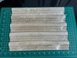 5-pack Msi Thdw3-mcr-2x12 1"x2"x 12" Honed Travertine Wall Crown Molding Chiaro. Fixed Price $54.75.