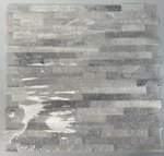 9 Pack Msi Alaska Gray 12" X Textured Marble Floor & Wall Mosaic Tile. Fixed Price $39.99.