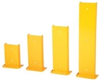 Vestil G6-36 Structural Steel Rack Guard, 36-1/4"h, Base 8-1/16"x6", Yellow. Fixed Price $122.85.