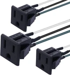 Weideer 3pcs 3 Pins Us Power Socket Plug Panel 15a 125v Ac With Wire. Fixed Price $16.34.