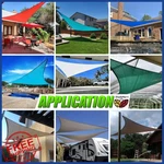 Shademart 12'x12'x17' Blue Right Triangle Sun Shade Sail Canopy Uv Resistant. Fixed Price $54.99.