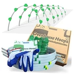 Greenhouse Hoops For 2-4ft Wide Raised Beds, 6.56ft Long Ihoops - Beginner Kit. Fixed Price $47.18.
