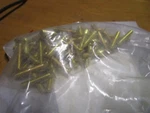 #10-32 X 1" Brass Slotted Flat Head Machine Screw Qty 50. Fixed Price $24.00.