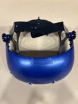 Sellstrom Face Shield 1n785 Lightweight Mask Adjustable Blue Welding Lot Of 2. Fixed Price $40.00.