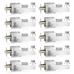 Silver Door Handle Heavy Duty Exterior With Lock And Keys Reversi.... Fixed Price $227.81.