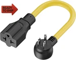 Heavy Duty 4 In 1 Nema 5-15p Adapter Cord 12awg, Plugrand To 5-15r,. Fixed Price $15.97.