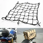 Powertye Black 15"x15" Cargo Net Featuring 6 Adjustable Hooks & Tight 2"x 2" New. Fixed Price $16.95.