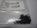 3/16"dia Shaft 0.025"thk Phosphate Carbon Steel E-retaining Ring Qty 50. Fixed Price $12.00.