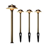 Gardencoin Solid Brass Low Voltage Landscape Pathway Lights (6'' Shade, 19'' .... Fixed Price $180.52.