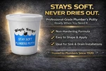 Black Swan Stay Soft Plumbers Putty, 14oz - Crack-resistant, Ideal For Sink Drai. Fixed Price $5.99.