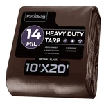 Patiobay Tarp 10x20ft, 14 Mil Large Tarp, Tarps Heavy Duty Waterproof With Gr.... Fixed Price $43.17.