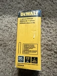 Dewalt 1 Inx 3/16 In 20 Ga Crown Glue Collated Hardwood Flooring Staples. Fixed Price $14.99.