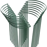 Higift 16 Pack Plant Support Stakes, Half Round 10"w X15.8"h, Dark Green. Fixed Price $42.29.