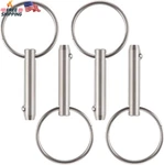Vturboway 4 Pcs Quick Release Pin 1/4" Diameter, Usable Length 1", Full 316 Stai. Fixed Price $12.34.