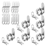 Jayseon 6 Pack Cabinet Locks With Keys, Mailbox Lock 5/8" Cam Keyed Ali.... Fixed Price $33.11.