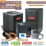 Goodman 3 Ton 14.5 Seer2 Central Air Conditioner & 80k 96% Gas Furnace Ac System. Fixed Price $5134.00.