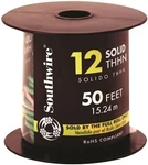 Southwire 136846 Simpull Thhn , 12 Gauge Solid Wire, Green, 50' Per Roll. Fixed Price $55.11.