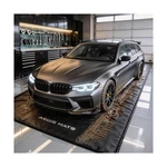 7 9" X18 Garage Floor Mat For Under Car, Heavy Duty 610g Pvc Waterp. Fixed Price $196.05.