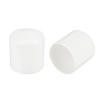 8pc White Rubber Caps 44mm For Round Flexible Vinyl Inserts. Fixed Price $14.68.