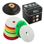 Diamond Polishing Pads 4 Inch Wet/dry Set Of 11+1 Backer Pad For Granite Concret. Fixed Price $48.63.