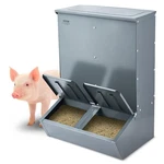 Vevor Hog Feeder 3.7 Bushel Metal Double Door Pig Feeding Up To 8 Hogs. Fixed Price $144.99.