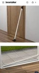 Securityman 2-in-1 Door Security Bar - New White. Fixed Price $20.95.