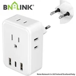 Bn-link European Travel Plug Adapter Foldable International 4 Ac Outlets. Fixed Price $12.21.
