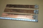 Heavy Duty Berger Brothers Mullane Snow Stops Guards Copper Bronze 300s. Fixed Price $75.00.
