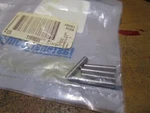 #2 0.172"-3/16"end Dia 1"l Plain C/s Std Tapered Pin Qty 5. Fixed Price $10.00.