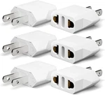 European To American Outlet Plug Adapter, Eu Europe Us Usa Travel Adapter Pl. Fixed Price $21.87.