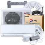 Mitsubishi H2i 9000 Btu 28.4 Gx Ductless Mini Split Hyper Heat Pump Ac System. Fixed Price $3419.00.