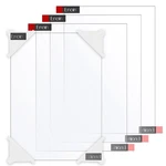 Enoin 4pcs 8 X 10 Inch Clear 8x10", 1/16 Thick, Thick. Fixed Price $17.05.