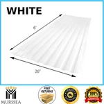 Polycarbonate Roof Panel Corrugated 26 In. X 6 Ft.white Rot Resistant. Fixed Price $38.99.