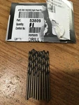 (11) Norseman - #35 Hss 135 Split Point Black & Gold Finish Jobber Drill. Fixed Price $20.00.