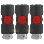 3 Pack Prevost Truflate 3/8" Safety Air Coupler Fnpt Push Button Automotive. Fixed Price $149.95.