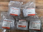 (pack Of 5) Walker Wiremold 830cktcal-1 Brushed Aluminum Floor Box Cover Plates. Fixed Price $99.99.
