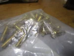 #12-24 X 3/4" Slotted Drive Round Head Brass Machine Screw Qty 25. Fixed Price $12.00.