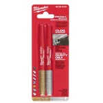 Milwaukee 48-22-3123 2pk Inkzall Silvergold Fine Point Markers. Fixed Price $13.92.