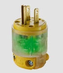 Leviton Yellow Vinyl 3 Prong Straight Blade Plug 15 Amp 125 Volt 515pv-lit. Fixed Price $17.99.
