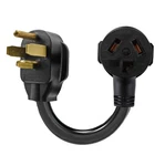 Eversimpleinc 3 Prong To 4 1ft Dryer Plug Adapter For Old Dryer, Black. Fixed Price $29.37.