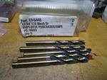 17/64" Hss 135 Split Point Black And Gold Finish Mechanics Drill Qty 5. Fixed Price $20.00.