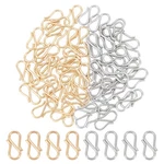 Unicraftale 60pcs 2 Colors S-hook Clasp 304 Stainless Steel Hook Clasps Metal.... Fixed Price $17.09.