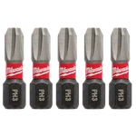 Milwaukee 48-32-4663 Shockwave Impact Duty 1" Ph3 Phillips Bits, 5-pack. Fixed Price $11.95.