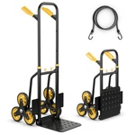 Stair Climber Hand Truck W/telescoping Handle And Rubber Wheels 350 Lb Capacity. Fixed Price $109.99.