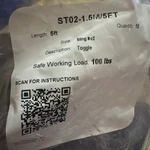 Gripple 5 Snap Hook Cable Express Hangers No. 2 St02-1.5m/5ft. Fixed Price $27.99.