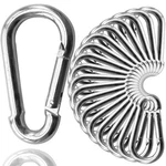 30pack Heavy Duty Spring Snap Hooks 4inch, 3/8 Carabiner Clips For Swing, La.... Fixed Price $43.35.