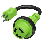 Leisurecords Trailer Dogbone Adapter 15 Amp Male To 30 Female Pack Of 1. Fixed Price $25.99.
